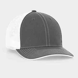 Gorra Trucker de Malla Verde y Blanca, 6 Paneles, Ajustada, Unisex, Casual, Primavera Verano, Color Sólido, Transpirable, Impermeable, para Adultos, Estilo Béisbol Urbano - Product Image 3