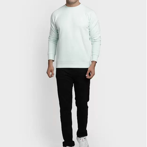 เสื้อสเวตเชิ้ตผู้ชาย แขนยาว คอกลม ผ้าฟลีซ อุ่น นุ่ม สวมใส่สบาย ทรงหลวม ใส่ได้ทุกวัน เหมาะสำหรับฤดูหนาว - Product Image 3