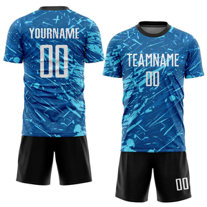 Soccer Uniform Set <b>Men</b> Football Jersey Shorts Kit Quick Dry Breathable Team Training Practice Sportswear OEM Supplier - Product Image 1