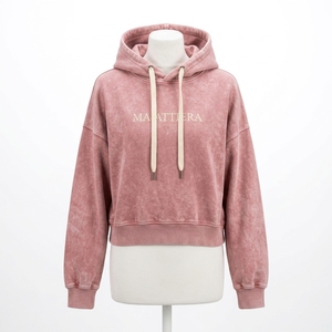 Women <b>Pink</b> Oversized <b>Hoodie</b> Black Leggings Set Casual Streetwear Cropped Pullover Sweatshirt Athletic Two Piece Outfit - Product Image 3