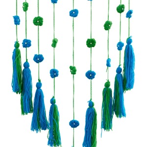Elegant Round Blue And Green Wall Hanging For Classroom Or Activity Room <b>Decor</b> Makes <b>Spaces</b> More Engaging And Visually Appealing - Product Image 3