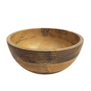 Tazones de Madera Hechos a Mano con Diseño de Carabina, Vajilla de Cocina de Uso General, Tazón de Madera para Alimentos, Artesanía, Tazón Plano de Madera - Product Image 2