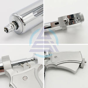 Pistola de Jeringa Ajustable, Automática y Continua, de Acero Inoxidable, para Vacunación de Animales, Alimentador de Medicamentos para Vacas, Cerdos y Ovejas - Product Image 4