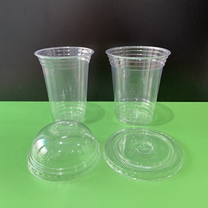 Factory Direct Cheap Custom Logo PET Single Wall <b>Plastic</b> <b>Cups</b> Flat/Dome Lids Hot Cold <b>Drink</b> Coffee Tea Juice Takeaway <b>Cups</b> - Product Image 4