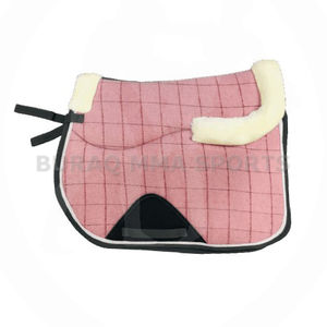 Almohadillas de Silla de Montar Ligeras OEM Lisas Teñidas con Relleno de Algodón y Forro Polar - Product Image 3