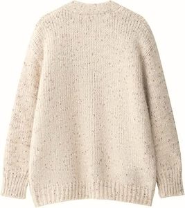 Thick Chunky Knit Women Sweater Oversized Winter Warm <b>Jumper</b> Hand-knitted Feel Pullover Elegant Outerwear Ladies - Product Image 2