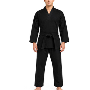 Uniforme de Dobok d'arts martiaux mixtes durable avec logo frontal, 100 % coton, léger et à séchage rapide pour l'entraînement, la compétition et l'usage quotidien - Product Image 1