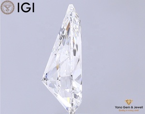 Magnifique diamant de laboratoire CVD de 5,00 CT, taille poire, couleur F, clarté VVS2, certifié IGI, luxe sur mesure pour créations de bijoux - Product Image 6