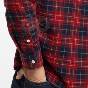 Camisa de Franela para Hombre, Nueva, Elegante y de Larga Duración, Manga Larga, Botones al Frente, Bolsillo en el Pecho, para Actividades al Aire Libre - Product Image 6