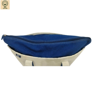 380 GSM Cotton Canvas Insulated Cooler Tote <b>Bag</b> Food <b>Cooling</b> 49.5x17.2x39.3 cm Custom Logo Wholesale OEM Model SS225-12oz - Product Image 3