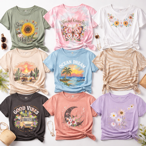 T-shirts décontractés en polyester personnalisés pour femmes, vente en gros, fournisseur OEM numérique, commandes en gros directes du fabricant, respirants et à séchage rapide - Product Image 5