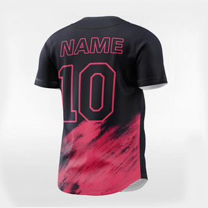 Nueva Llegada, Jersey de Béisbol Personalizado Sublimado para Hombre, Cuello Redondo con Botones, Jersey de Béisbol Sublimado Personalizado - Product Image 5