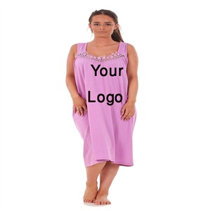 100% algodón Color sólido nuevo diseño verano mono mameluco ropa de dormir pijamas manga larga mujeres adultas exportación calidad Bangladesh - Product Image 1