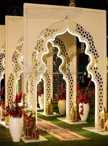 <b>Wedding</b> Stage Wooden <b>Frame</b> Set Decor Handcrafted Durable Entrance Plaque Bulk Product - Product Image 5