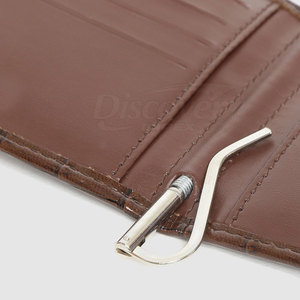 Portefeuille en cuir de haute qualité, portefeuille pour téléphone de haute qualité, portefeuille zippé en cuir de vachette véritable pour homme, en vente en ligne - Product Image 6