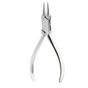 Pince ronde standard, 130 mm, instrument dentaire pour fils en acier inoxydable jusqu'à 1,0 mm, pour la formation et le pliage de boucles de précision - Product Image 2