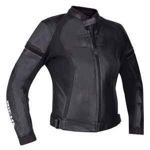 Chaqueta de Piel Vacuna Genuina Laura para Mujer, Estilo Racing, Hecha a Medida con Protección Hump, Nivel 2 CE - Product Image 1
