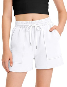Shorts Deportivos Azul Marino para Niña, Cintura Elástica, con Bolsillos, para la Escuela, Estilo Casual, Tipo Cargo - Product Image 6