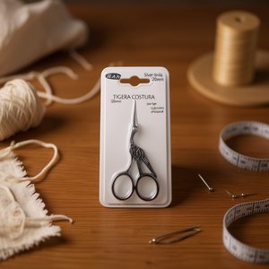 Tijeras de bordado tipo Cigüeña plateadas Il Tigera Costura de 120 mm para coser - Product Image 2