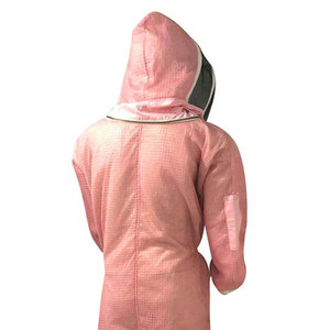 ชุดป้องกันผึ้งพร้อมผ้าคลุมหน้า รุ่น SL-BKS-103 สีชมพู ยี่ห้อ Pink Beekeeper ปกป้องทั้งตัว ใช้ได้ทุกฤดู เหมาะสำหรับงานทั่วไป - Product Image 1