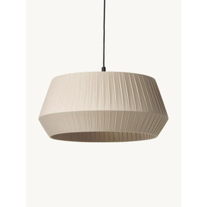 Fabric Pendant Lamp Cream Dome <b>Ceiling</b> Hanging <b>Light</b> With Long Fringe Tassel Trim Scalloped Edge Antique Chandelier <b>for</b> Dining - Product Image 2