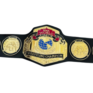 เข็มขัดแชมป์โลกมวยปล้ำเยาวชน NWA - เข็มขัดกีฬาแบบปรับแต่งได้พร้อมรายละเอียดสีทอง - ของสะสมระดับพรีเมียมสำหรับมวยปล้ำ - Product Image 2