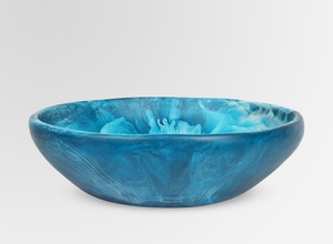 Tazón de Resina para Ensalada Hecho a Mano, Vajilla de Lujo con Acabado Brillante, Elegante Tazón para Servir en la Mesa, Decoración Moderna para la Cocina - Product Image 3