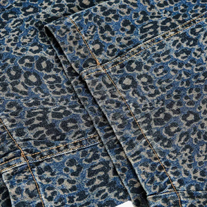 กางเกงยีนส์ทรงบาร์เรลพิมพ์ลายเสือดาว DTG สำหรับผู้ชาย สไตล์สตรีทลำลอง แต่งขาดๆ กระดุมติด ล้างสีแบบแอซิด เอวสูง ทรงขากว้าง สำหรับฤดูใบไม้ร่วง - Product Image 6