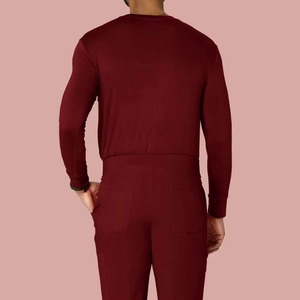 Camiseta Médica Quirúrgica Antiarrugas para Hombre, con Logotipo Personalizado, Uniforme de Doctor - Product Image 4