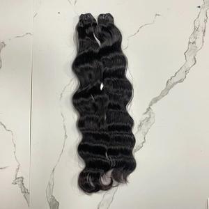 100% Raw Natural Wave Cabello humano indio Donante individual Cutículas vírgenes Alineadas Extensión de cabello sin enredos Precio al por mayor - Product Image 5