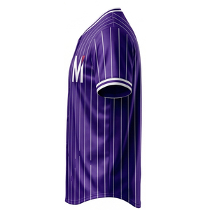 Camiseta de Béisbol Sublimada Personalizada, Tejido Transpirable de Alto Rendimiento, Impresión a Todo Color, Uniformes Deportivos, Dropshipping - Product Image 5