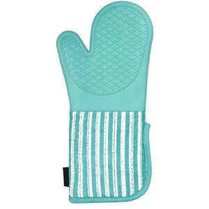 100%Cotton Woven <b>Kitchen</b> Chef Mittens Custom Logo Printed Cotton Mitten Gloves Heat Resistant <b>Kitchen</b> Mittens - Product Image 6
