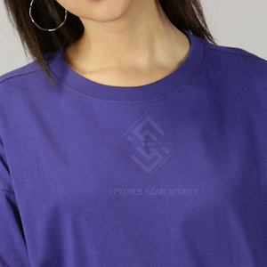Camiseta Casual de Verano para Mujer, Ligera, Transpirable, de Secado Rápido, Manga Corta, Color Personalizado, Alta Calidad - Product Image 4