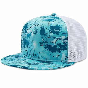 หมวกแก๊ปตาข่าย 7 แผง ปรับได้ สไตล์ Trucker แบบ Snapback  ระบายอากาศได้ดี ผ้าฝ้าย 100%  ลำลอง ใส่ได้ทุกโอกาส เหมาะกับกิจกรรมกลางแจ้ง สปอร์ต คุณภาพสูง - Product Image 1