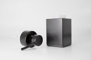 Black Metal <b>Soap</b> and Wash Container <b>Refillable</b> <b>Hand</b> <b>Soap</b> Dispenser Suitable for Formal Areas Office and Corporate Use From India - Product Image 2