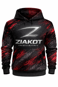 Sweat-shirt à capuche sportif tendance noir et orange dégradé, impression personnalisée, fabricant fournisseur, nouveauté - Product Image 4