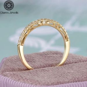 Bague de Fiançailles et d'Éternité Classique pour Femme Charm_Jewells en Argent Plaqué Or Rose 18K avec Moissanite Taille Coussin et Sertissage à Griffes IGI - Product Image 5