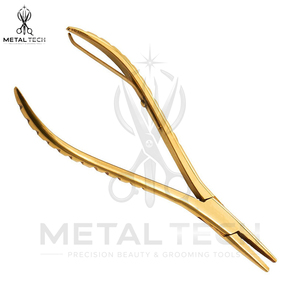 Micro Ring Hair Extension Pliers Stainless Steel Bead Remover Opener Closer Plier Professional Wholesale Price Salon <b>Tools</b> - Product Image 5