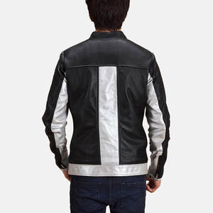 <b>Men</b> Classic Leather <b>Jacket</b> Premium Soft Full Zip Comfortable Casual Durable Regular Fit Fashion Outerwear Winter Quick Dry - Product Image 2