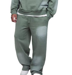 Conjunto Deportivo para Hombre, Corte Ajustado, Liso, Sudadera con Capucha y Pantalones Jogger, Informal, para Gimnasio, Entrenamiento, Ropa Deportiva, Verano, 100% Algodón - Product Image 5