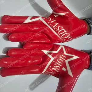 Guantes de Fútbol Americano Antideslizantes de Silicona con Diseño Personalizado, Guantes de Receptor de Fútbol Americano y Béisbol con Estándar Internacional - Product Image 3