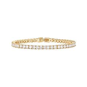 igi certified vvs1 lab grown tennis bracelet fine lab diamond jewelry for women <b>solid</b> <b>gold</b> silver chain link bracelet for Unisex - Product Image 3