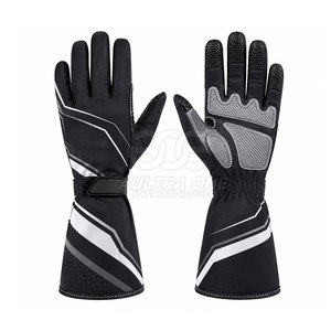 Gants de karting d'hiver haut de gamme imperméables, légers, extensibles, respirants, en polyester et coton, avec paume antidérapante pour l'extérieur - Product Image 6