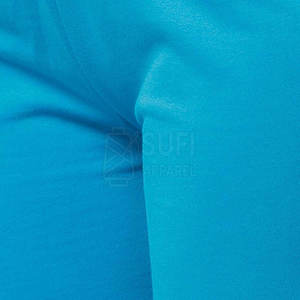 Pantalones Deportivos de Mujer, Color Azul con Bloques de Color, Cintura Alta, Cierre Elástico con Cordón, Largura Hasta el Tobillo, con Franja Lateral, Corte Regular - Product Image 6