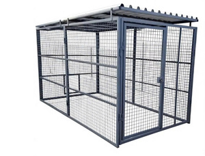 Étagère de rangement en acier à treillis soudé robuste, trois niveaux, étanche, réglable, autoportante pour salon et garage - Product Image 2
