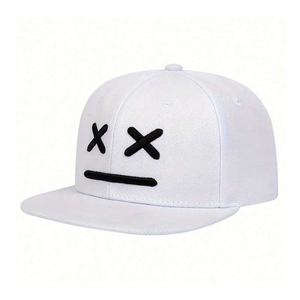 Casquette de baseball bicolore pour homme, style hip-hop, broderie personnalisée, casquette de sport en coton 6 panneaux, logo personnalisé - Product Image 3