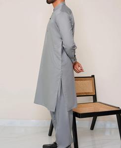 <b>Men</b> <b>Kurta</b> <b>Pajama</b> Set High Quality Fabric Custom Branding Traditional Islamic Wear Manufacturer 2026 - Product Image 4