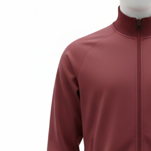 Haut de sport côtelé personnalisé de haute qualité 92% polyester 8% élasthanne épais - Product Image 4