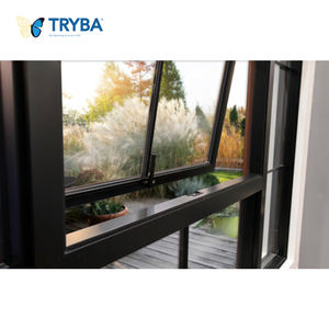 Fenêtre d'auvent en aluminium à <span class=keywords><strong>double</strong></span> <span class=keywords><strong>vitrage</strong></span> à manivelle moderne certifiée AS2047 pour les maisons - Product Image 3