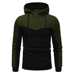 Chándal para hombre con forro de capucha en contraste, mezcla de algodón y nailon, interior de colores vibrantes, chaqueta con cremallera completa y pantalones jogger a juego. - Product Image 3